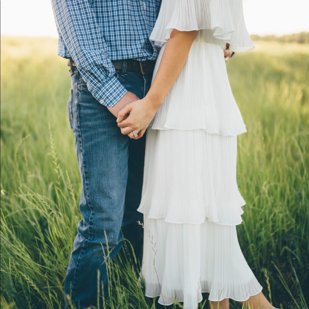 White layered Lulus dress